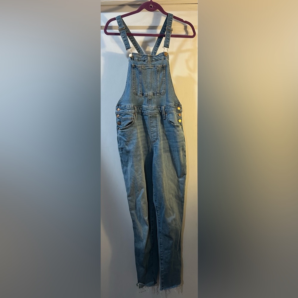 Source Unknown Blue Jumpsuit With Metallic Accents - image 1